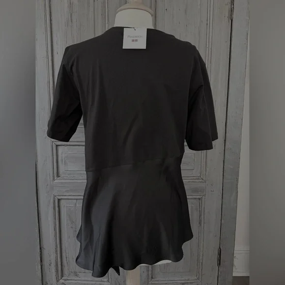 Black Asymmetrical Top - JW Anderson /Uniqlo - Picture 3 of 6